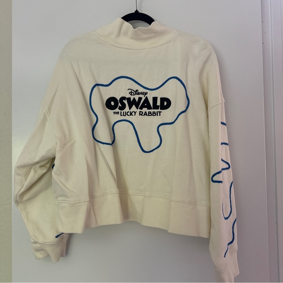 Oswald the Lucky Rabbit sketch turtleneck sweater Women’s size XL - Picture 3 of 5